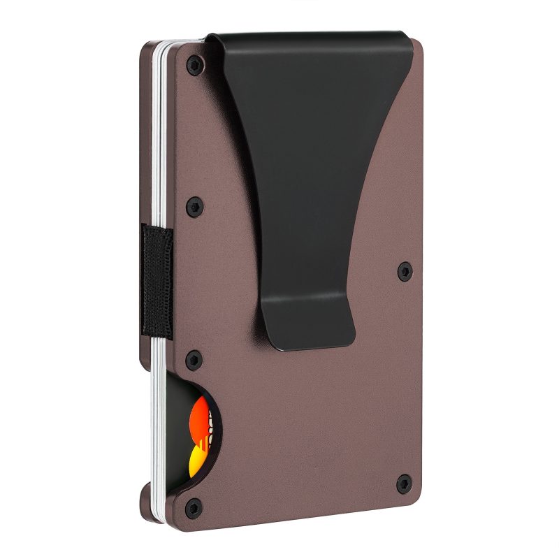 Minimalist Men Slim Wallet Aluminum Alloy Wallets With Credit Card Holder Easily Removable Money & Cards Solid Metal Card Bag - Image 4
