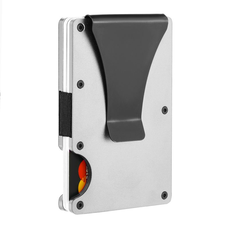 Minimalist Men Slim Wallet Aluminum Alloy Wallets With Credit Card Holder Easily Removable Money & Cards Solid Metal Card Bag - Image 11