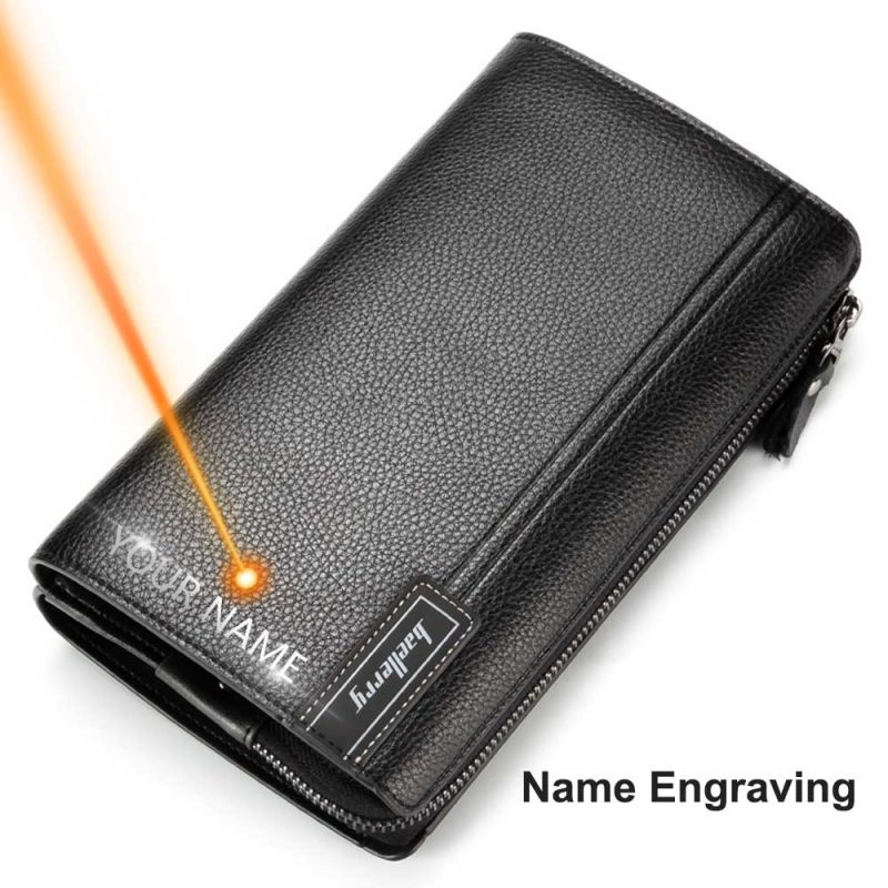 Baellerry Men Clutch Bag Large Capacity Men Wallets Cell Phone Pocket Passcard Pocket High Quality Multifunction Wallet For Men - Image 10