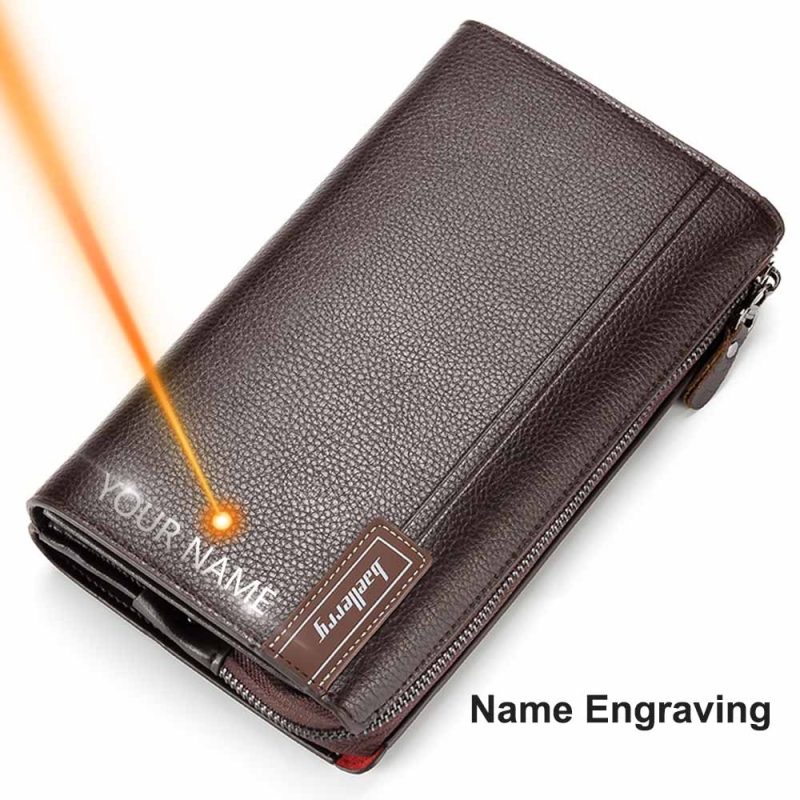 Baellerry Men Clutch Bag Large Capacity Men Wallets Cell Phone Pocket Passcard Pocket High Quality Multifunction Wallet For Men - Image 11