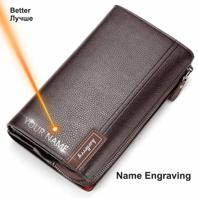 Baellerry Men Clutch Bag Large Capacity Men Wallets Cell Phone Pocket Passcard Pocket High Quality Multifunction Wallet For Men - Image 13