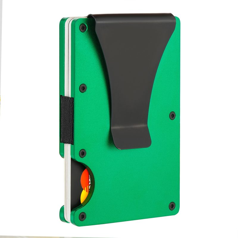 Slim Wallet Men Front Pocket Blocking Minimalist Wallet For Men Metal Wallet With Money Clip Mini Holder ID Credit Card - Image 9