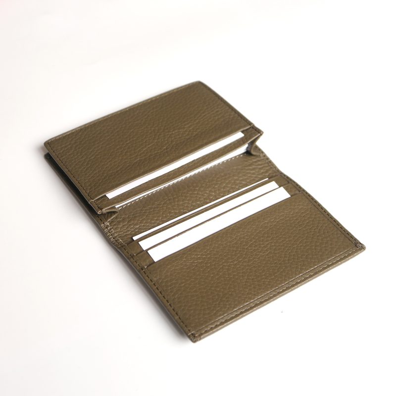 Personalize Name Business Card Holder Genuine Leather Men ID Credit Card Wallet Custom Company Logo DIY Gift Women Cardholder - Image 5