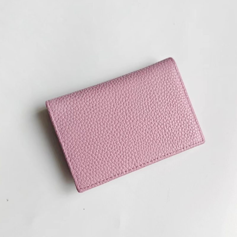 Personalize Name Business Card Holder Genuine Leather Men ID Credit Card Wallet Custom Company Logo DIY Gift Women Cardholder - Image 18