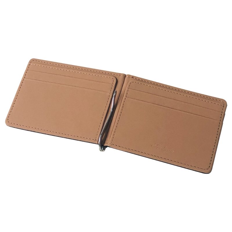Hot Sale Slim Men's Money Clip Wallet Credit Card Case Cash Holder Simple Design PU Leather Women Small Purse For Man 6 Colors - Image 8