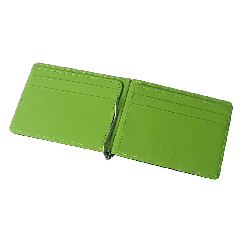 Hot Sale Slim Men's Money Clip Wallet Credit Card Case Cash Holder Simple Design PU Leather Women Small Purse For Man 6 Colors - Image 11