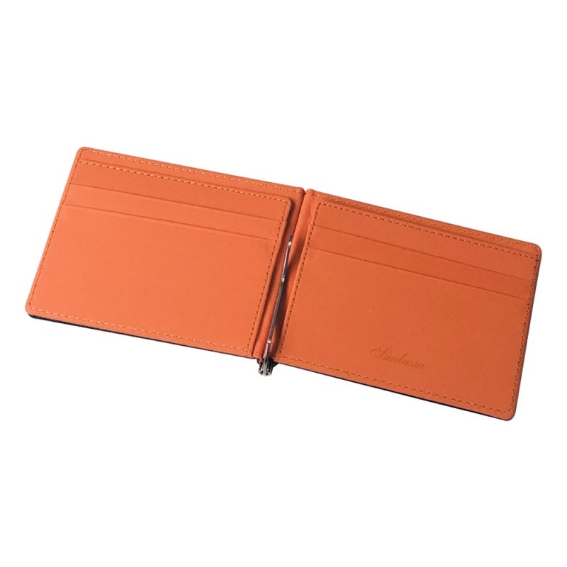 Hot Sale Slim Men's Money Clip Wallet Credit Card Case Cash Holder Simple Design PU Leather Women Small Purse For Man 6 Colors - Image 12