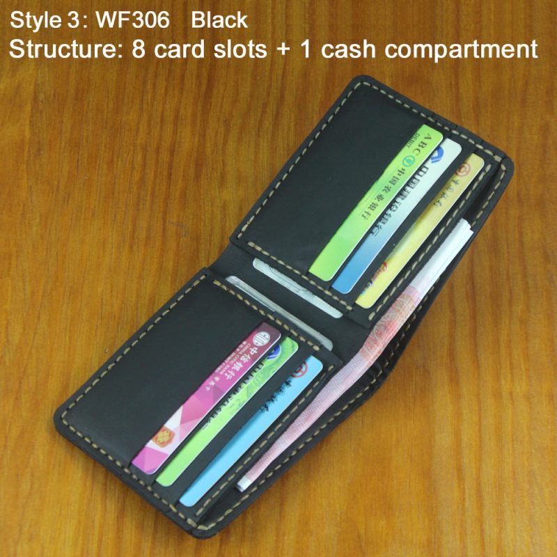 Luxury Handmade 100% Genuine Leather Men Wallet Purse Short Money Clip with Coin Pocket Male Money Bag Multi-Card Wallet Vintage - Image 16