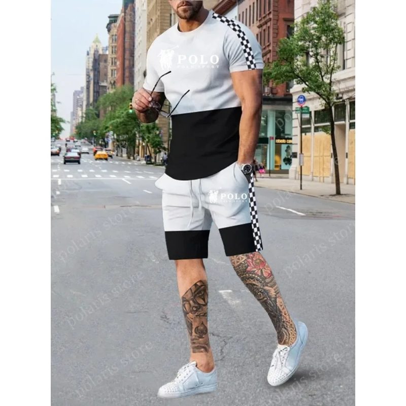 Men's Suit Summer Luxury Big-name Letter 3D Digital Printing Men's Suit Fashion Casual Wear Unisex Breathable Comfortable Men - Image 8