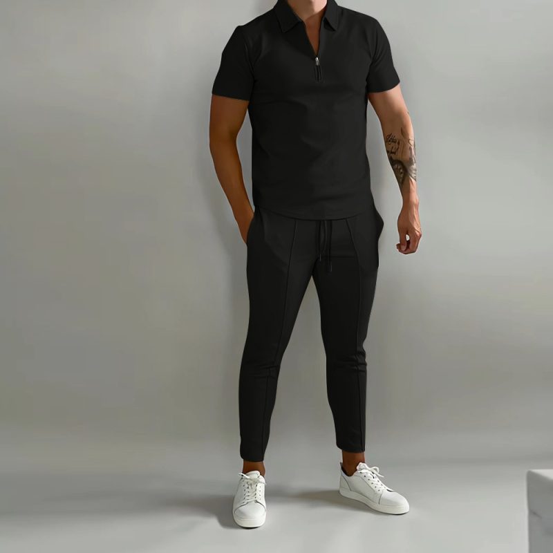 2024 Europe and the United States summer suit slim-fit trend youth sports leisure men's new era - Image 2