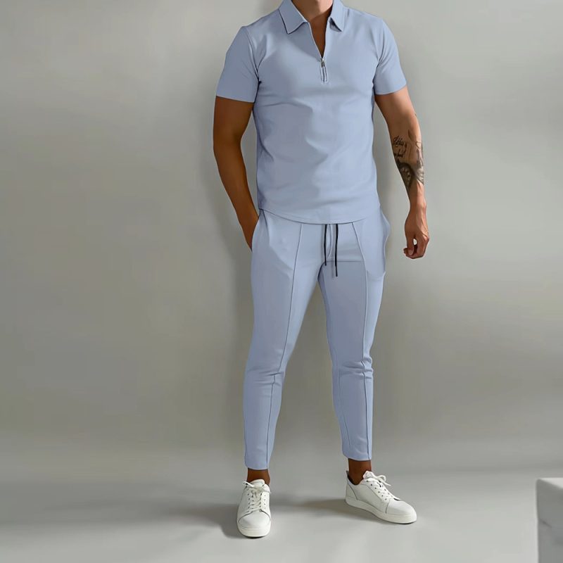 2024 Europe and the United States summer suit slim-fit trend youth sports leisure men's new era - Image 4