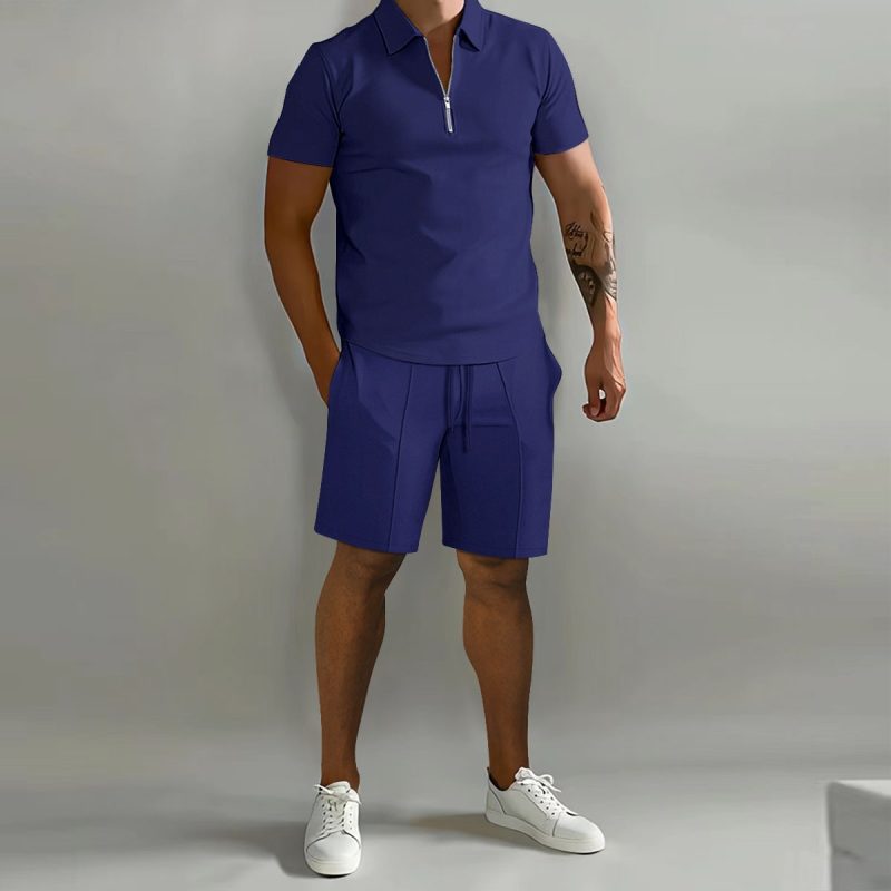 2024 Europe and the United States summer suit slim-fit trend youth sports leisure men's new era - Image 5