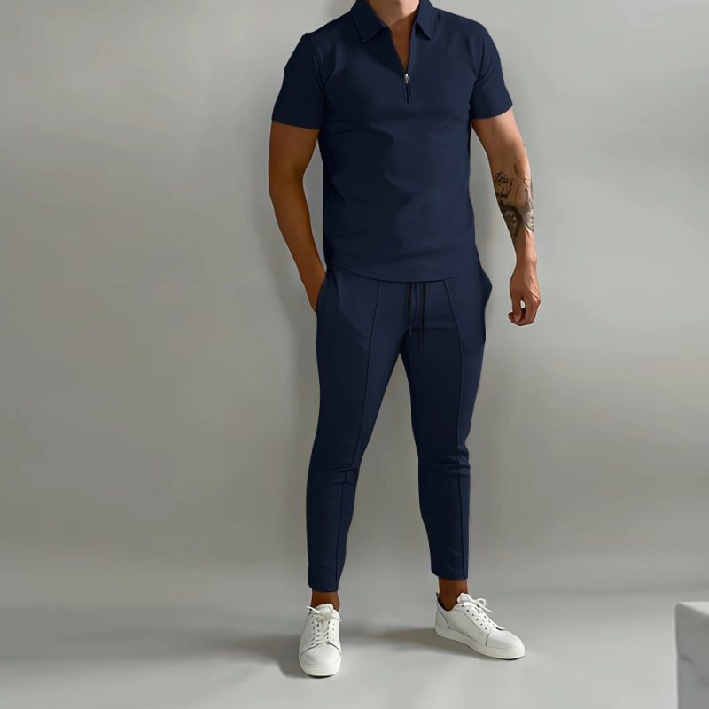 2024 Europe and the United States summer suit slim-fit trend youth sports leisure men's new era - Image 9