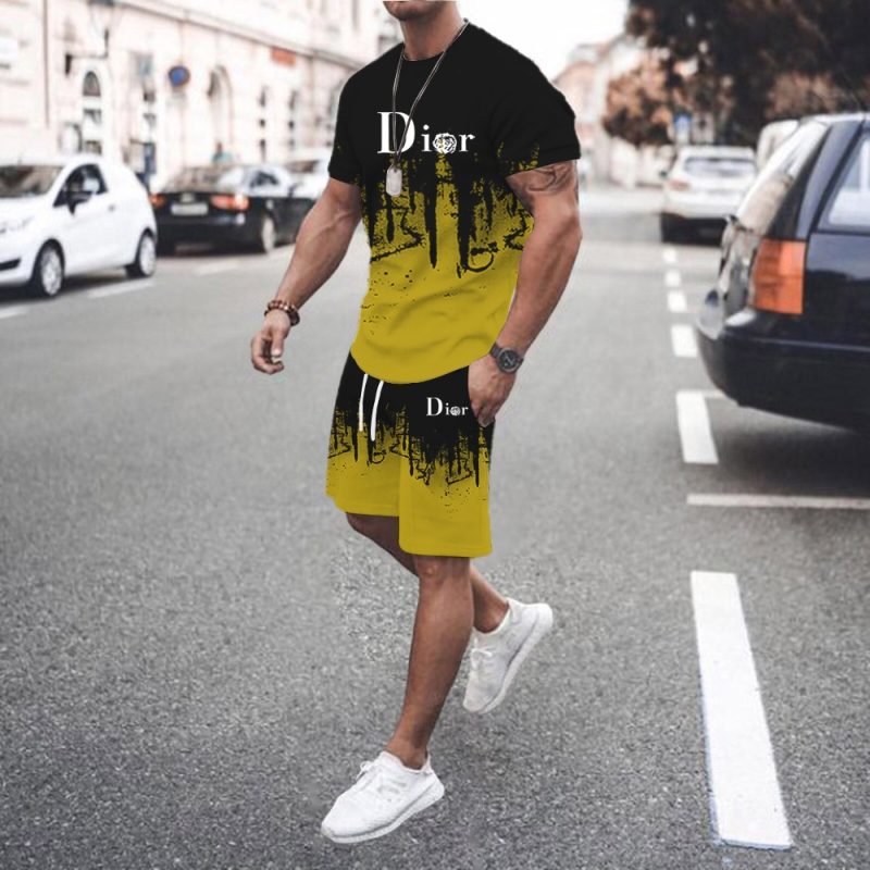 2024 Men's Summer Sports Set Short sleeved T-shirt+Shorts Set 2-piece Sports Jogging Set Men's Casual Set S-6XL Large Size - Image 11