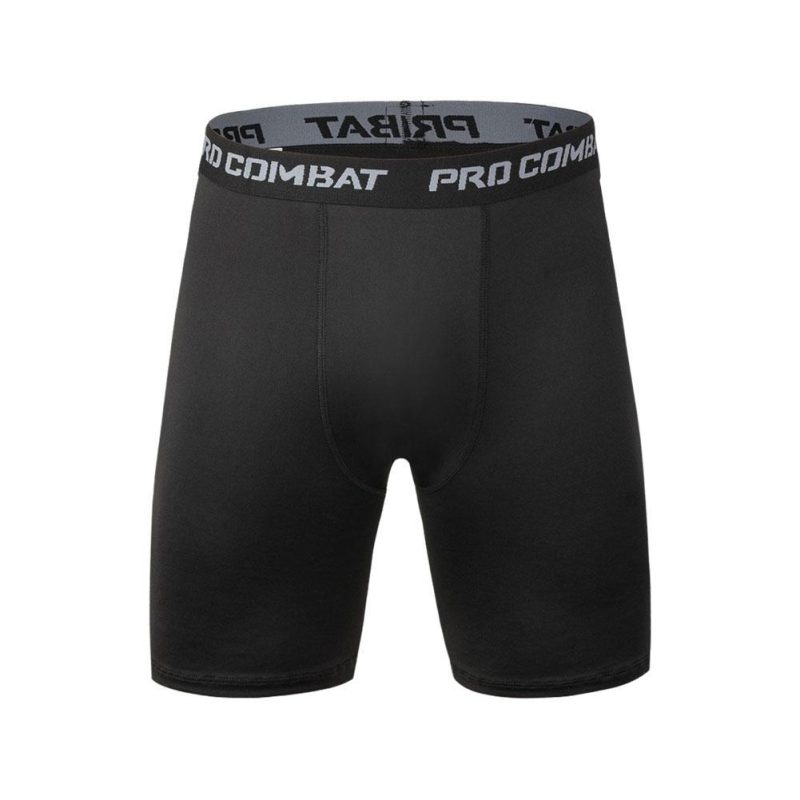 Sports Men Leggings Male Fitness Pants Elastic Compression Tights Gym Running Training Shorts Quick Drying Bottoming Shorts - Image 2