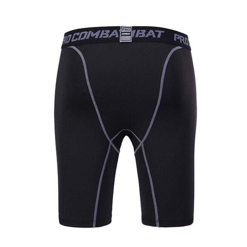 Sports Men Leggings Male Fitness Pants Elastic Compression Tights Gym Running Training Shorts Quick Drying Bottoming Shorts - Image 4