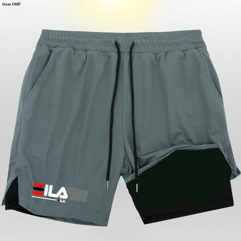 Running Shorts Men Gym Sports Shorts 2 In 1 Quick Dry Outdoors Workout Training Fitness Jogging Short Pants Summer Men Shorts - Image 7