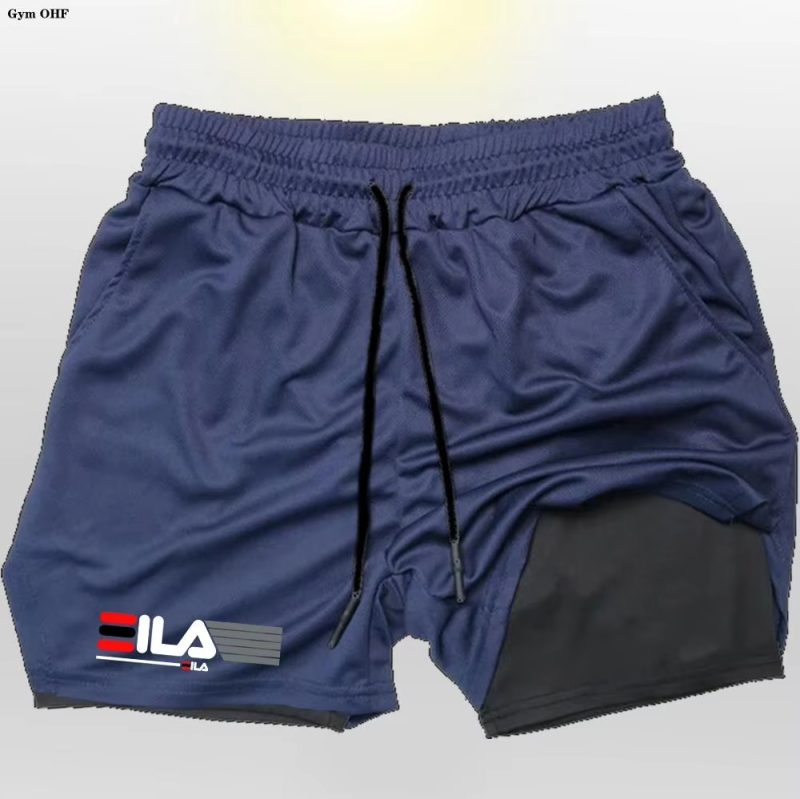 Running Shorts Men Gym Sports Shorts 2 In 1 Quick Dry Outdoors Workout Training Fitness Jogging Short Pants Summer Men Shorts - Image 8