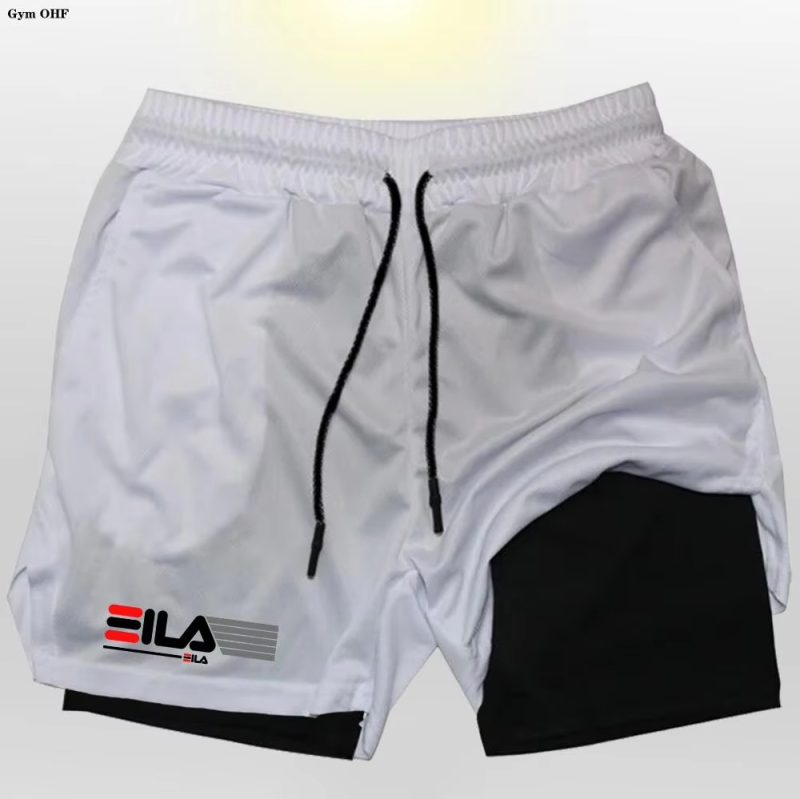 Running Shorts Men Gym Sports Shorts 2 In 1 Quick Dry Outdoors Workout Training Fitness Jogging Short Pants Summer Men Shorts - Image 12