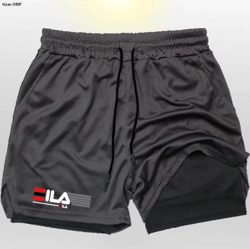 Running Shorts Men Gym Sports Shorts 2 In 1 Quick Dry Outdoors Workout Training Fitness Jogging Short Pants Summer Men Shorts - Image 13