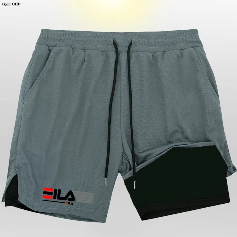 Running Shorts Men Gym Sports Shorts 2 In 1 Quick Dry Outdoors Workout Training Fitness Jogging Short Pants Summer Men Shorts - Image 14