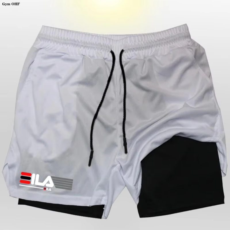 Running Shorts Men Gym Sports Shorts 2 In 1 Quick Dry Outdoors Workout Training Fitness Jogging Short Pants Summer Men Shorts - Image 15