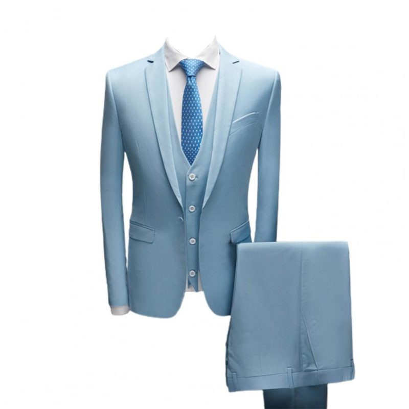 High Quality (Blazer+ Waistcoat + Trousers) Men Simple Business Elegant Fashion Job Interview Gentleman Suit Slim 3-piece Suit - Image 7