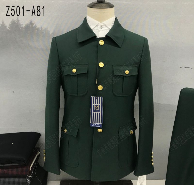 2 Pcs Suit Set Blazers Jacket Pants / 2023 Fashion Men's Casual Boutique Single Breasted Stand Collar Tunic Suits Coat Trousers - Image 9
