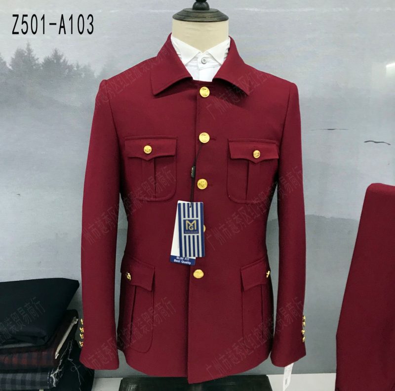 2 Pcs Suit Set Blazers Jacket Pants / 2023 Fashion Men's Casual Boutique Single Breasted Stand Collar Tunic Suits Coat Trousers - Image 23