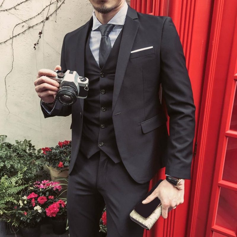 Business Suits Men Blazers 3 Pieces Set Luxury Slim Fit Turn down Collar Vest Pants Jackets Men Suit Groom Wedding Suit - Image 6