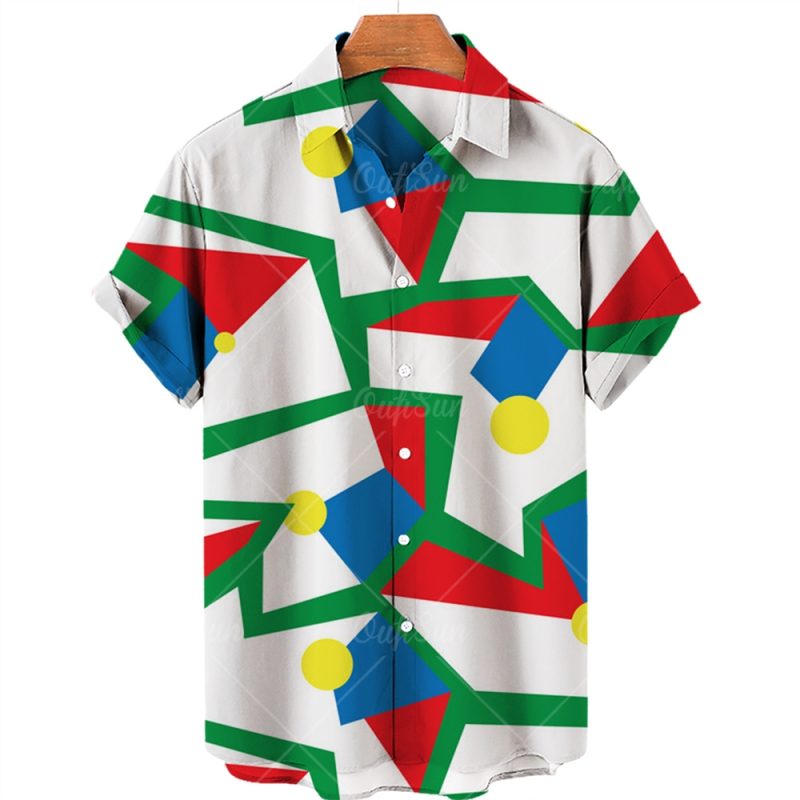 2024 3d Graffiti Oil Painting Printed Shirt Men Fashion Streetwear Hawaiian Beach Casual Lapel Plus Size 2024 - Image 20