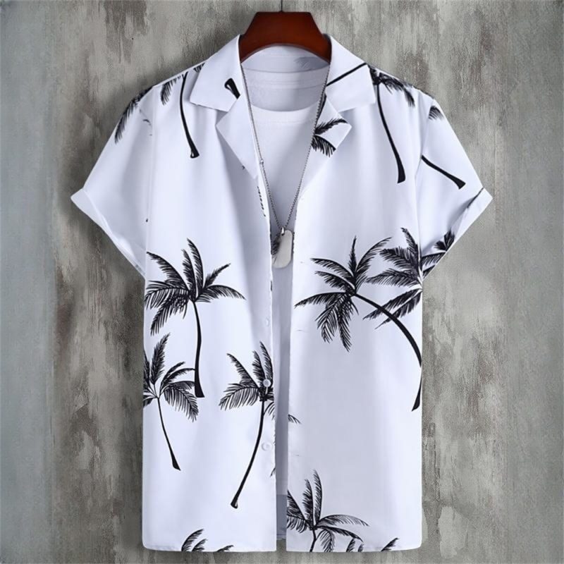 3D Printed Geometry Men's Shirts Color Block Graphics Fashion Button Short Sleeve Lapel Hawaiian Blouse shirts for men Summer - Image 7