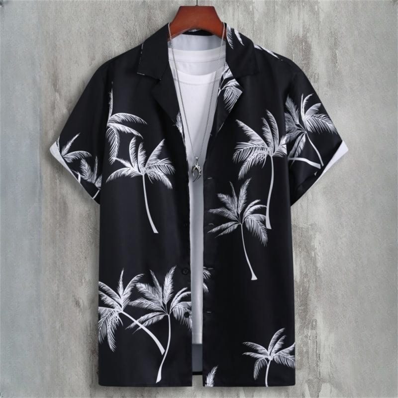 3D Printed Geometry Men's Shirts Color Block Graphics Fashion Button Short Sleeve Lapel Hawaiian Blouse shirts for men Summer - Image 15