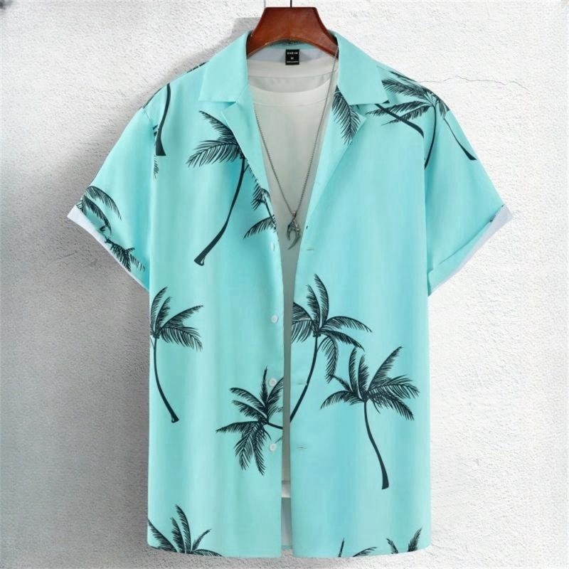 3D Printed Geometry Men's Shirts Color Block Graphics Fashion Button Short Sleeve Lapel Hawaiian Blouse shirts for men Summer - Image 18