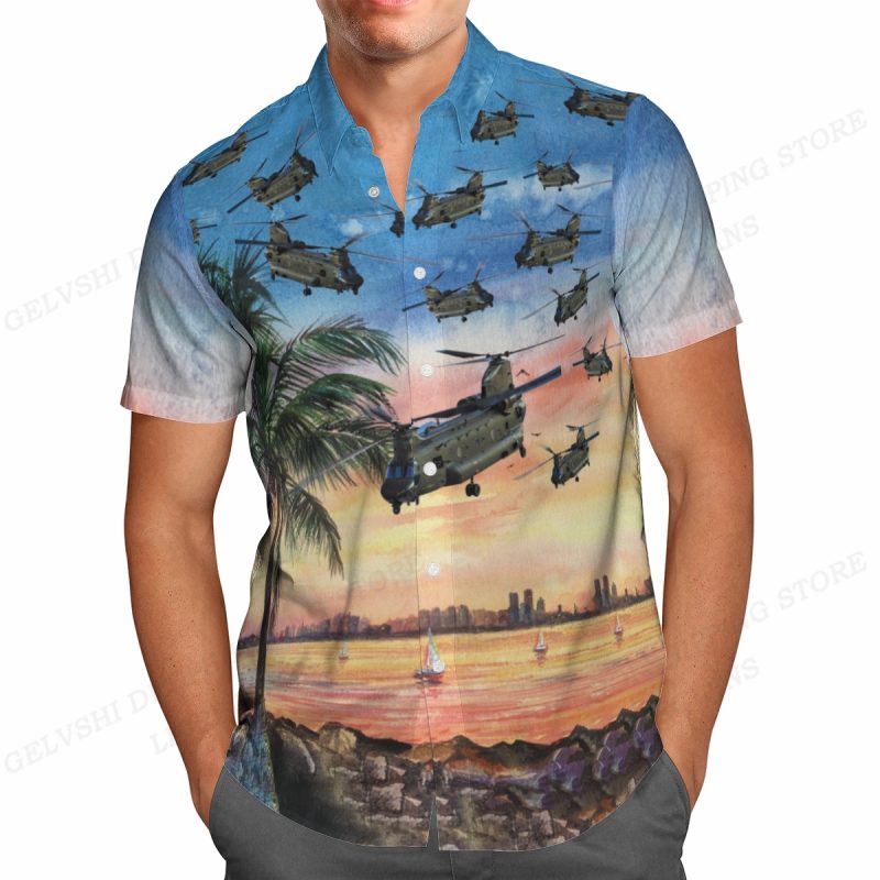 Summer Hawaiian Shirts Fish Printed Shirt Men Women Fashion Short Sleeve Blouse Men's Vocation Lapel Beach Camisas Sea - Image 6