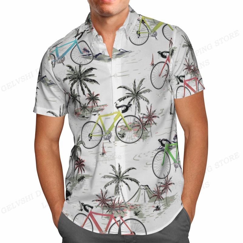 Summer Hawaiian Shirts Fish Printed Shirt Men Women Fashion Short Sleeve Blouse Men's Vocation Lapel Beach Camisas Sea - Image 8