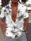 2024 Coconut Tree Shirts For Men 3d Printed Men's Hawaiian Shirt Beach 5xl Short Sleeve Fashion Tops Tee Shirt Man Blouse Camisa