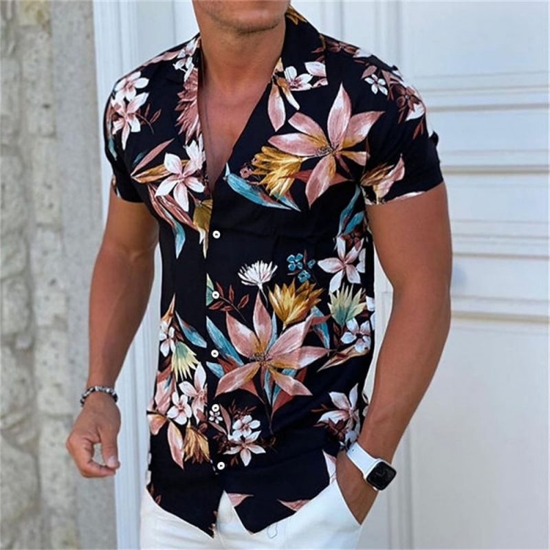 2024 Coconut Tree Shirts For Men 3d Printed Men's Hawaiian Shirt Beach 5xl Short Sleeve Fashion Tops Tee Shirt Man Blouse Camisa - Image 14