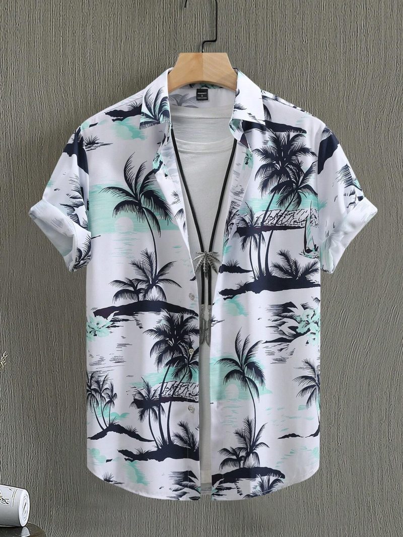 Hawaiian Shirt Man Print Casual Thin Beach Slim Fashion Shirt High Quality Luxury Black Social Vintage Funny Oversized Clothes - Image 8