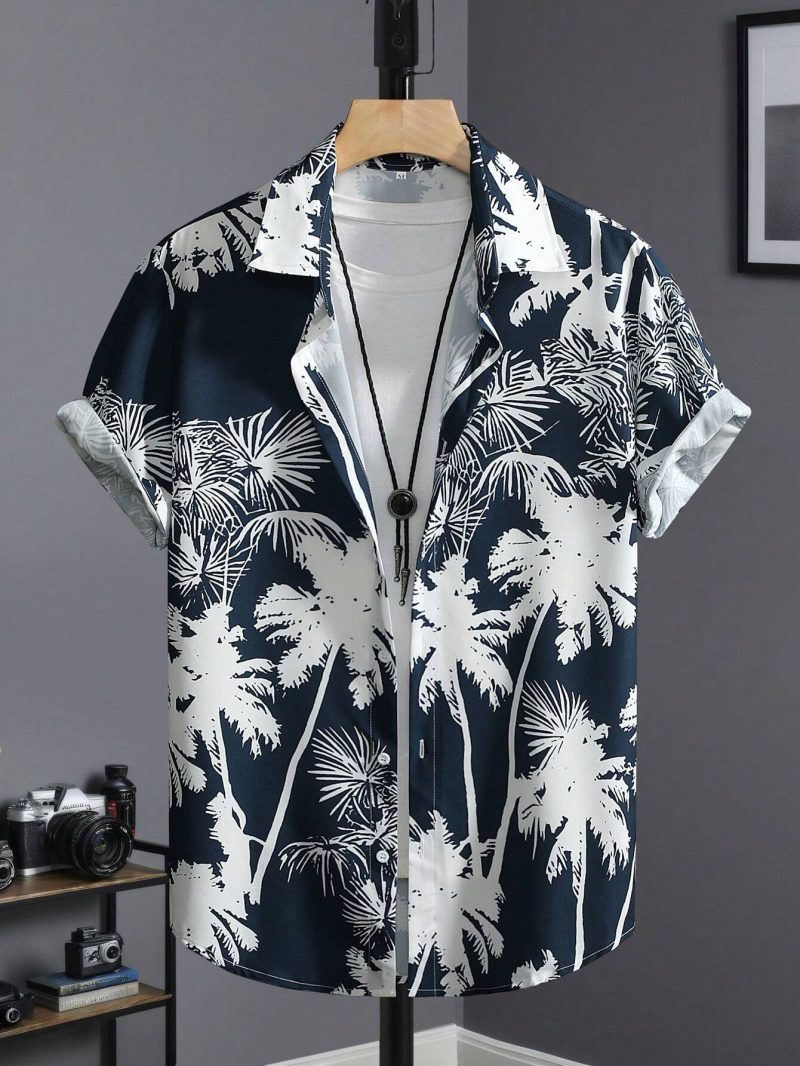 Hawaiian Shirt Man Print Casual Thin Beach Slim Fashion Shirt High Quality Luxury Black Social Vintage Funny Oversized Clothes - Image 10