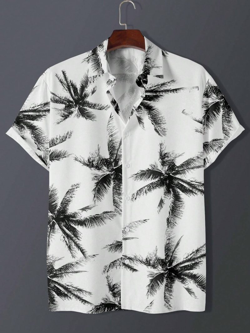 Hawaiian Shirt Man Print Casual Thin Beach Slim Fashion Shirt High Quality Luxury Black Social Vintage Funny Oversized Clothes - Image 13