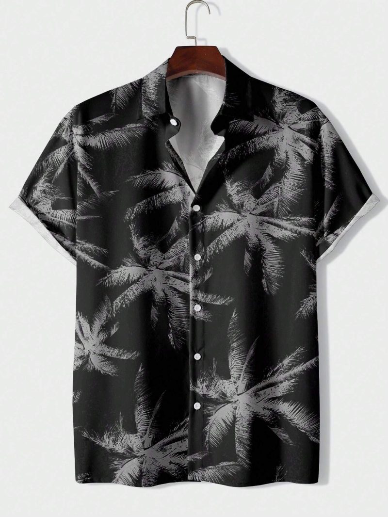 Hawaiian Shirt Man Print Casual Thin Beach Slim Fashion Shirt High Quality Luxury Black Social Vintage Funny Oversized Clothes - Image 14