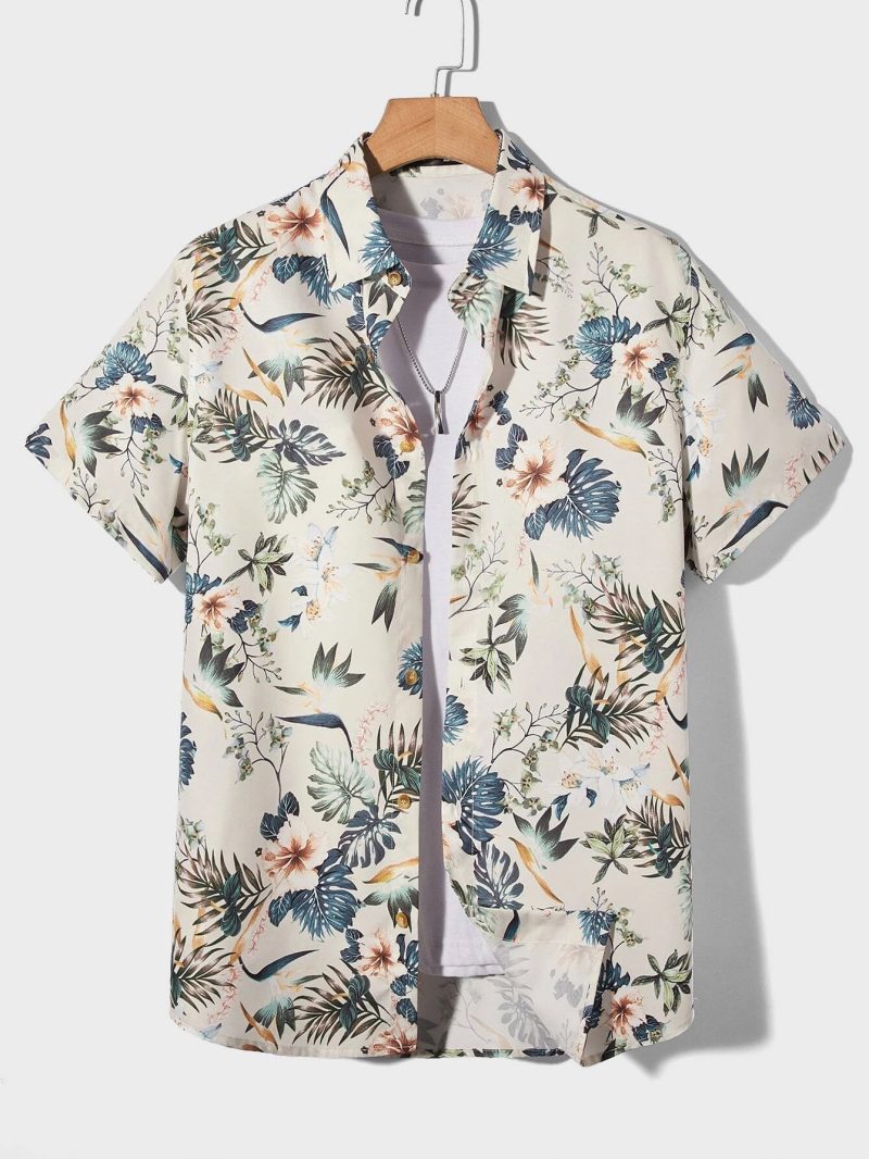 Hawaiian Shirt Man Print Casual Thin Beach Slim Fashion Shirt High Quality Luxury Black Social Vintage Funny Oversized Clothes - Image 15