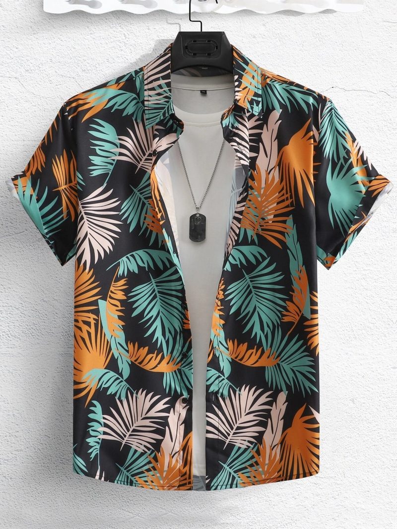 Hawaiian Shirt Man Print Casual Thin Beach Slim Fashion Shirt High Quality Luxury Black Social Vintage Funny Oversized Clothes - Image 18