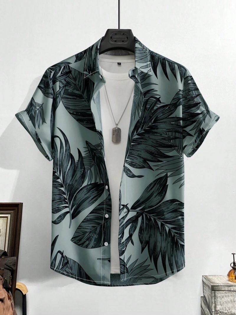 Hawaiian Shirt Man Print Casual Thin Beach Slim Fashion Shirt High Quality Luxury Black Social Vintage Funny Oversized Clothes - Image 20
