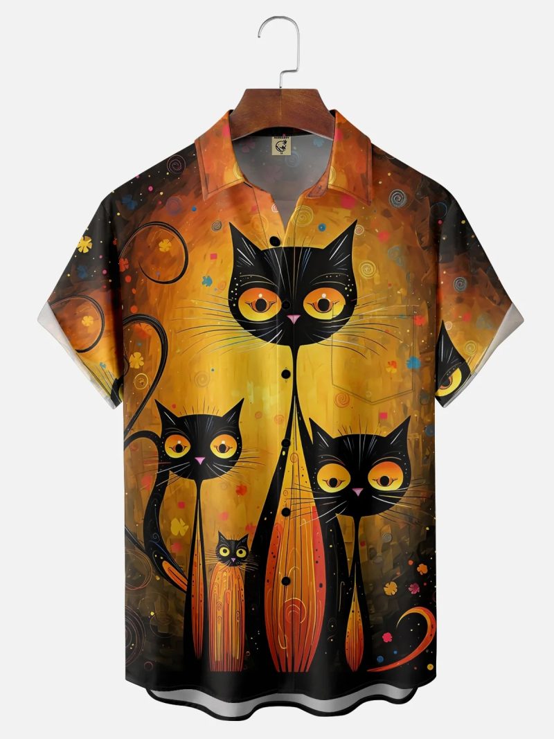 Abstract Cartoon Animal Men's Shirt 3D Print Quick Dry Short-sleeved Tops Summer Casual Men's Clothes Street fashion Shirts - Image 5