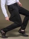 Men's Summer Fashion Business Casual Long Pants Suit Pants Male Elastic Straight Formal Trousers Plus Big Size28-40