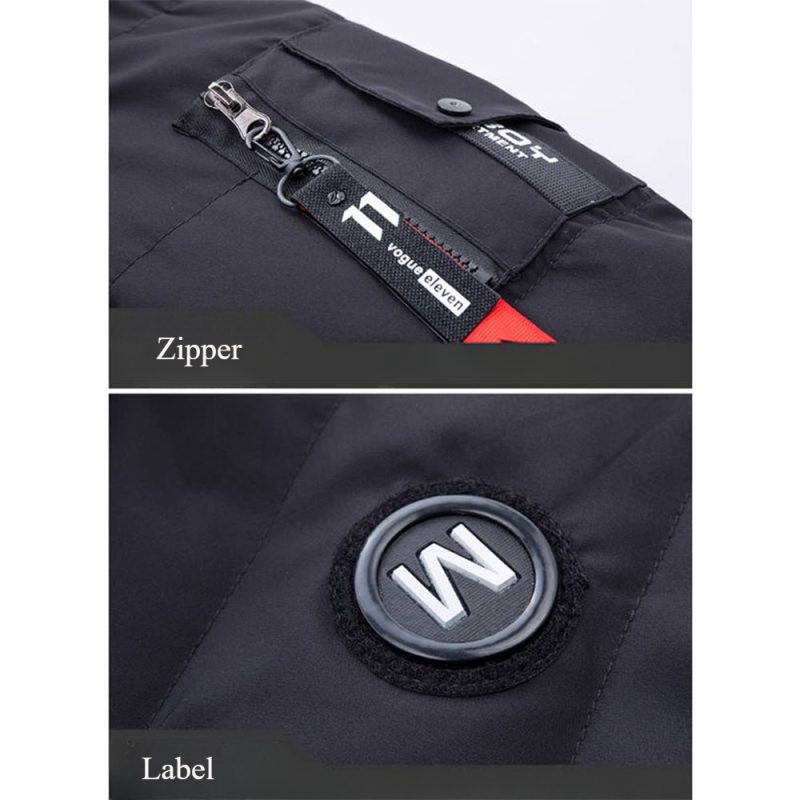 Winter Fleece Men's Long Parkas Jacket Fashion Men Fur Collar Thermal Parka Coats Casual Warm Windbreaker Padded Male Clothing - Image 5