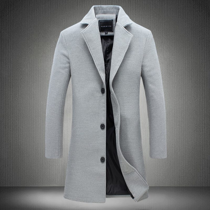 Men Slim Winter Coat Lapel Collar Long Sleeve Padded Leather Jacket Vintage Thicken Coat Sheepskin Jacket