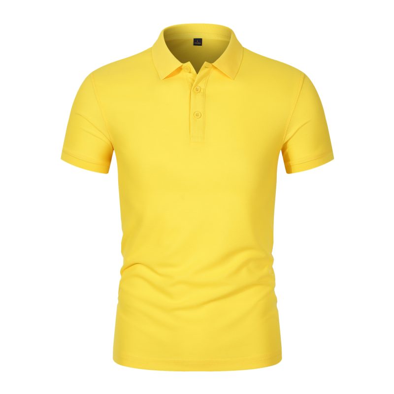 Men's Lapel Summer Short Sleeved Polos Shirt Casual Ribbed Breathable High-Quality Top Loose Fitting Work Clothes shirts for men - Image 12
